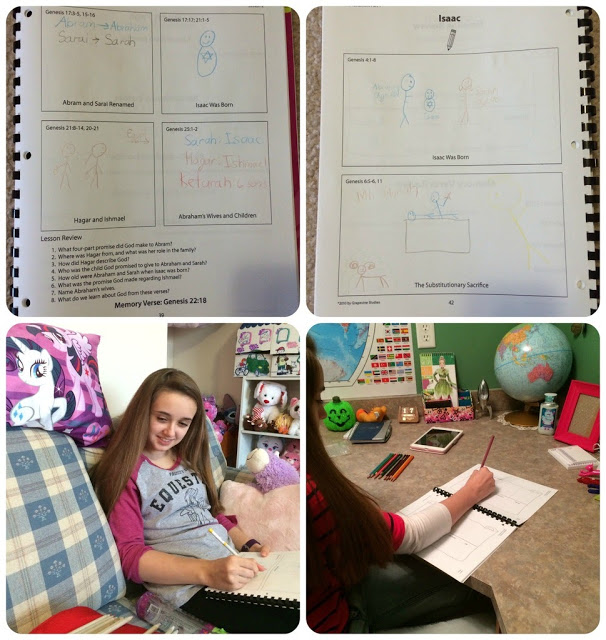 Unexpected Homeschool Review: GrapeVine Studies - Old Testament 1, Level 4. A unique way to study the Bible!