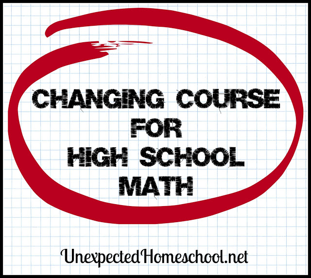 Unexpected Homeschool - Alternate path for high school math.