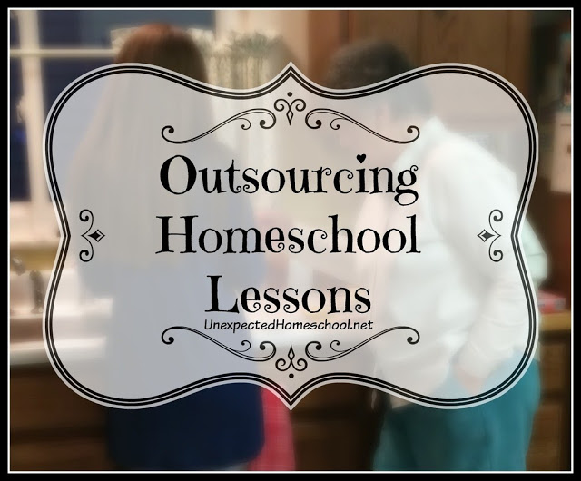 Outsourcing Homeschool Lessons can be as simple as afternoons with Grandma.