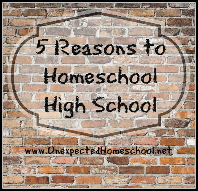 5 Reasons to Homeschool High School