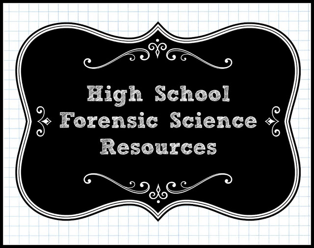 High School Forensic Science Course Resources (homeschool)